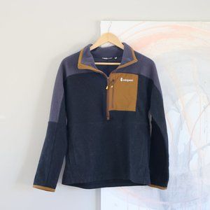 Cotopaxi Women's Abrazo Half-zip Fleece Pullover in Dark Gray, Size M